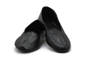 Lux grejac za noge od prave kože crne veličine za muškarce | Zimske čarape |Zimske cipele | Unisex kućne papuče | Ručno rađene kožne čarape