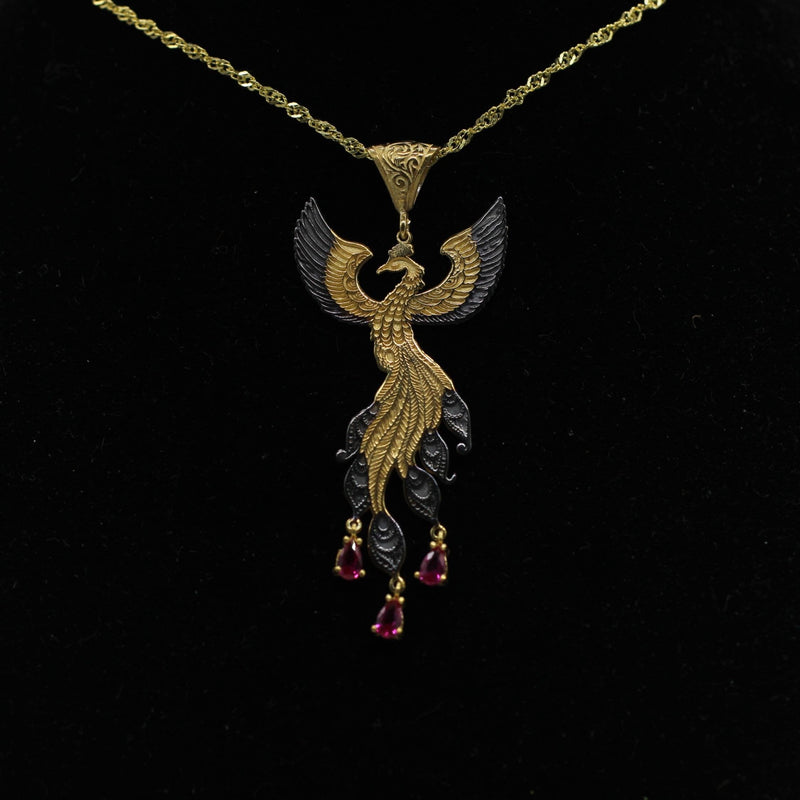 Phoenix Necklace - Etsy