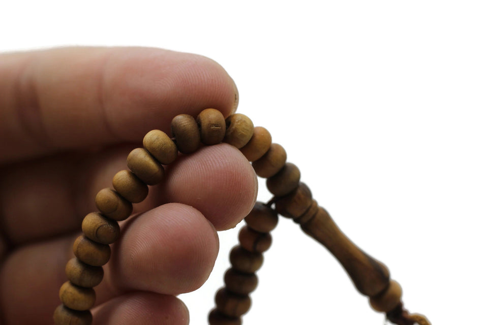 Genuine Olive Wood Beads, 1500 Prayer Beads Misbaha Tasbih Tasbeeh Tesbih 4.5x6.5 mm Dhikr Prayer Beads TSBK