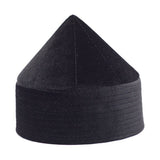 Cyprus Model Black Naqshibandi Kufi Muslim Takke Peci Kofia Hat Topi, Dervish Clothing, Haqqani Sufi Hat, Islamic Wear, Islamic Gift