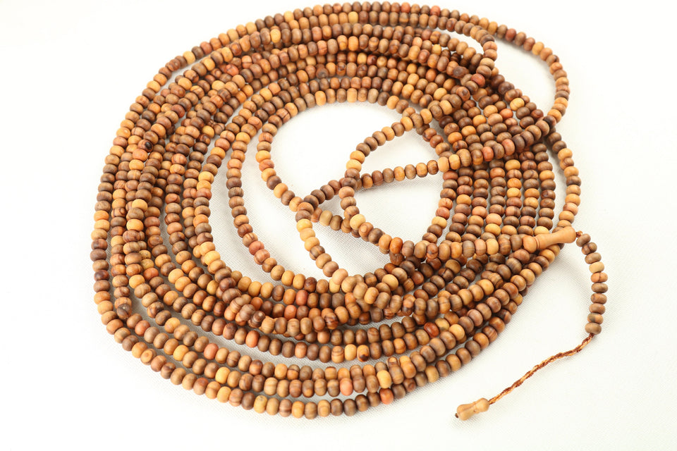 Genuine Olive Wood Rosaries, 500 Prayer Beads Misbaha Tasbih Tasbeeh Tesbih 4.5x6.5 mm Dhikr Wooden Prayer Beads TSBK