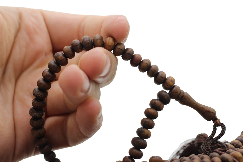 Handcrafted Juniper Wood Prayer Beads - 5000 Beads for Spiritual Practices - Wooden Tasbih for Mindfulness and Relaxation
