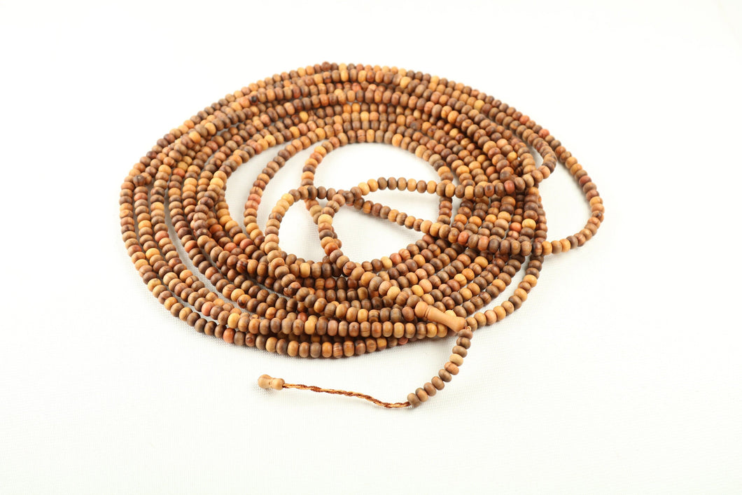 Genuine Olive Wood Rosaries, 1000 Prayer Beads Misbaha Tasbih Tasbeeh Tesbih 4.5x6.5 mm Dhikr Wooden Prayer Beads TSBK