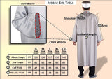 SALE Efsar Muslim Long Kurta XL Islamic Maens Wear, Bordured Thobe, Galabiyya, Jubbah, suturar Islama, Tunic Muslim, Cubbe