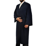 M, L, XL, 2XL Обычная мужская одежда Темно-синий Тобе, Галабия, Джубба, исламская одежда, Базовая Джубба, Молитвенное одеяние