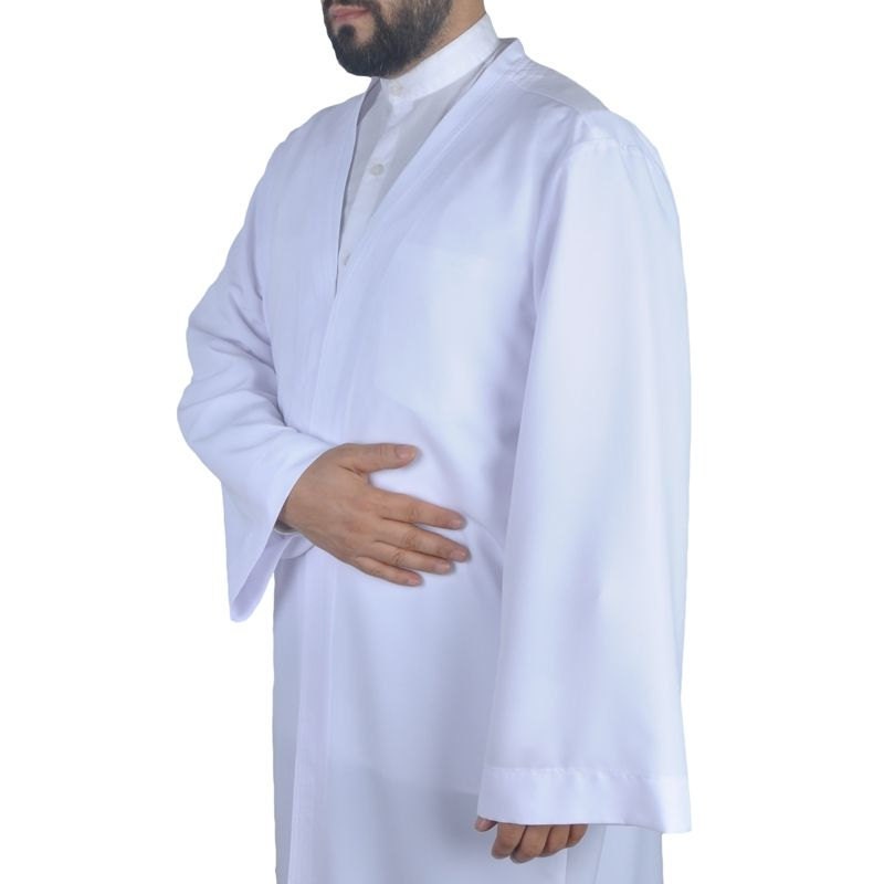 S, M, L, XL, 2XL Plain Prayer Jubbah, White Thobe, Galabiyya, Islamic Wear, Muslim tunic, Muslim Long Kurta, Muslim Clothes, Basic Jubbah