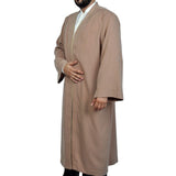 Plain Mens Wear, Brown Thobe, Galabiyya, Jubbah, Islamic Wear, Muslim Tunic , Muslim Long Kurta, Muslim Clothes, Islamic - islamicbazaar