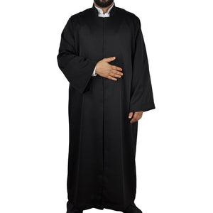 Muslim Dress Wear Black Thobe, Islamic clothing, Galabiyya, Jubbah, Kurta, Islamic Wear, Islamic Tunic,  Muslim Long Kurta, Muslim Clothing
